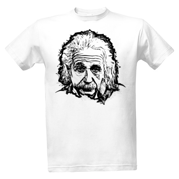Tričko s potlačou Pánske tričko Classic - Albert Einstein